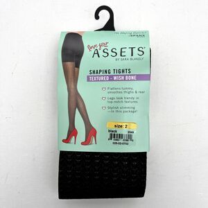NEW SPANX Sara Blakely Shaping Tights Black Small – Textured Wish Bone